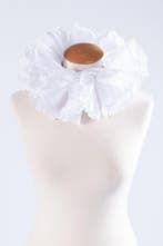 Luxe Kraag Wit Katoen Kant Piet Lakei Pietenkraag Jabot Baro, Ophalen of Verzenden, Nieuw