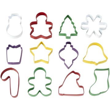 Wilton Uitsteekvormpjes Kerst Set/12, Verzenden, Nieuw