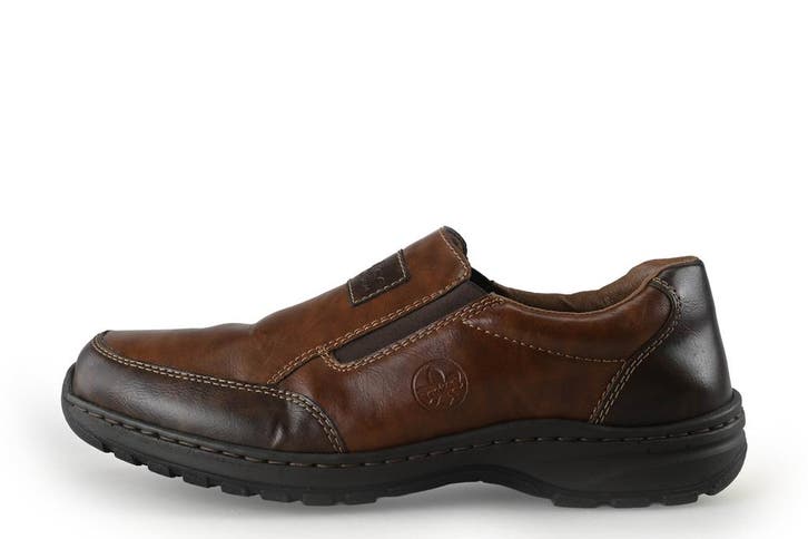 Rieker Instappers in maat 43 Bruin, Kleding | Heren, Schoenen, Bruin, Zo goed als nieuw, Overige typen, Verzenden