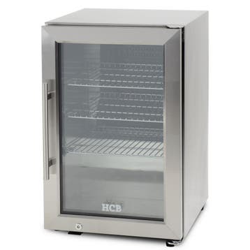 HCB Barkoeling - klapdeur - outdoor - 63 liter - RVS - 230V, Verzenden, Nieuw in verpakking