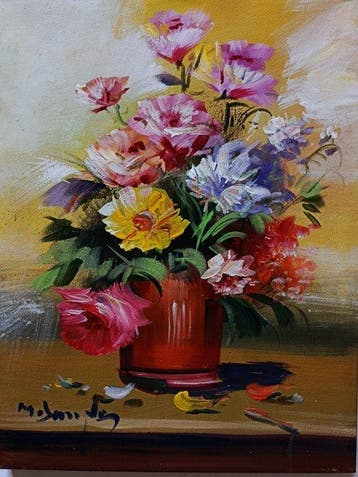 Mario Smeraglia (1950) - Composizione floreale