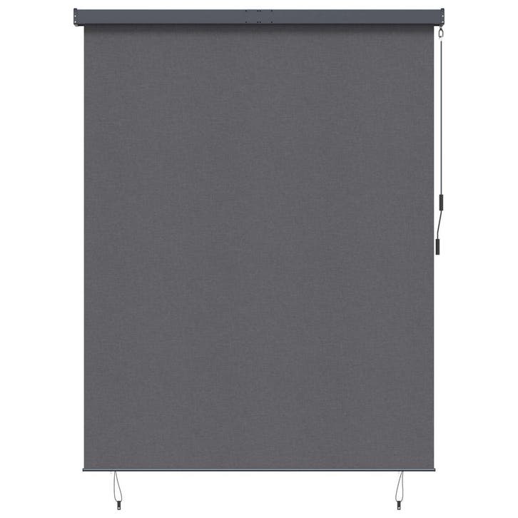 vidaXL Rolgordijn Antracietkleurig 220 x 250 cm Stof en, Huis en Inrichting, Stoffering | Gordijnen en Lamellen, Nieuw, Verzenden