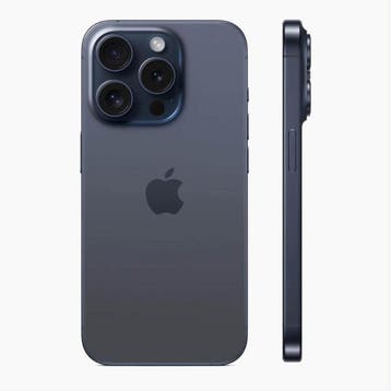 Refurbished iPhone 15 Pro 256 GB Titanium, 256 GB, IPhone 15, Refurbished, Zonder simlock