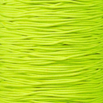 3mm Elastisch Touw - Neon geel - 50 meter op rol, Ophalen of Verzenden, Nieuw