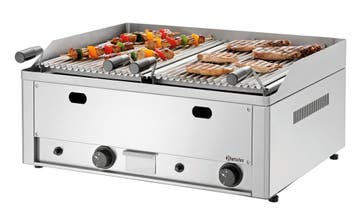 Bartscher Lavasteengrill Gas 70 | Tafelmodel | 2 Grillvakken, Ophalen of Verzenden, Nieuw in verpakking