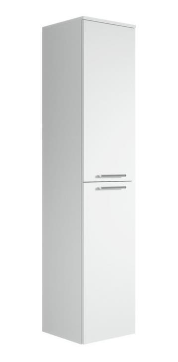 Badkamerkast Saturnus 35 x 35 x 130 cm Mat wit Kolomkast, Verzenden, Nieuw, (Half)hoge kast