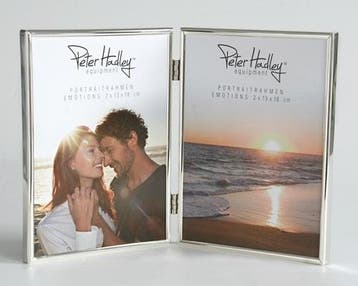 Peter Hadley Emotions Dubbele Fotolijst - Zilver-glans - 2x, Verzenden