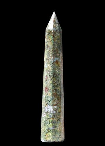 3,7 kg Enorme Blauwe Mosagaat Obelisk – 46 cm Indiase