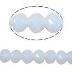 10 x Briolette kraal 10 x 8mm gat 1,5mm opal wit (Kralen), Ophalen of Verzenden, Nieuw, Kraal