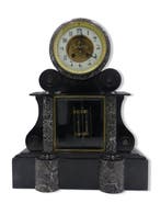 Notarispendel - Marmer, Messing - 1850-1900, Antiek en Kunst, Antiek | Klokken