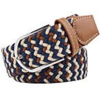 Fako Fashion - Elastische Riem - Canvas - Gevlochten - 105cm, Verzenden, Nieuw