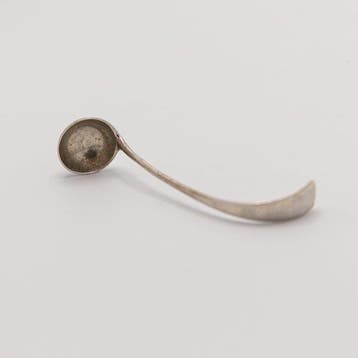 Zilveren kelk lepeltje - .800 zilver - 1850-1900