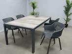 hartman tuinset Jill element met tanger tafel 168, 4 zitplaatsen, Tuinset, Stoel, Nieuw
