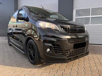 Voorspoiler Peugeot Expert 2016-2023 | glans zwart
