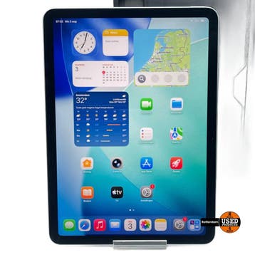 Apple iPad Air 11 (2024) M2 256GB - Met hoes, Computers en Software, Apple iPads, Verzenden, Gebruikt