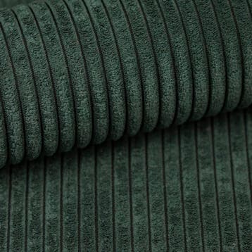 Slaapbank Ribstof Karlito Groen | Universeel | €399,-, Verzenden, Overige maten, Overige maten, Nieuw