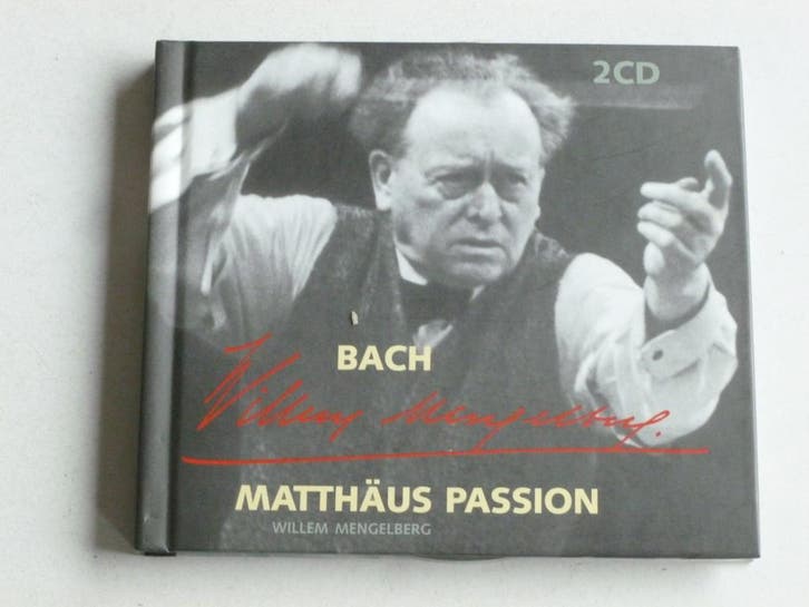 Bach - Matthäus Passion / Willem Mengelberg (2 CD), Cd's en Dvd's, Cd's | Klassiek, Zo goed als nieuw, Ophalen of Verzenden