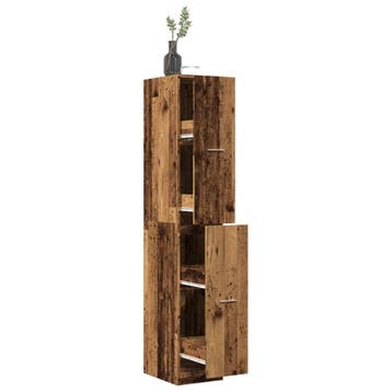 vidaXL Apothekerskast 30x41x174,5 cm bewerkt hout oud, Verzenden, Nieuw