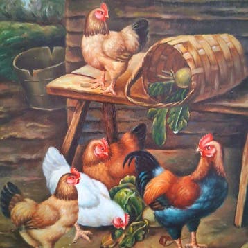 Europese school (XX) - Hühnerstall, Antiek en Kunst