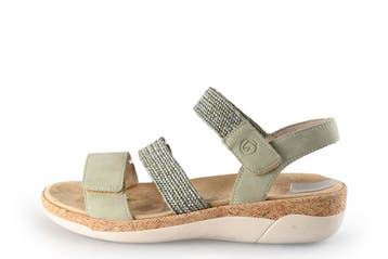 Remonte Sandalen in maat 38 Groen, Verzenden, Remonte, Sandalen of Muiltjes, Zo goed als nieuw