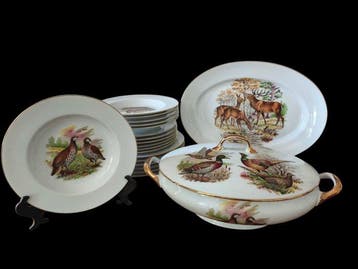 Tafelservies voor 6 (20) - Porselein - Limoges