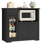 Keukenkast met Werkblad – Lade, 3 Deuren Magnetronstation, Verzenden, Nieuw