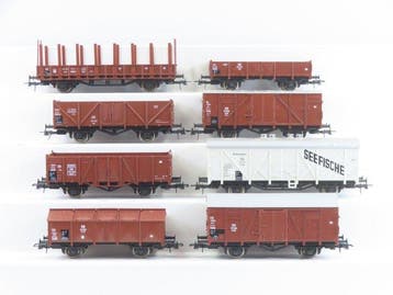 Roco H0 - 44002 - Modeltrein goederenwagonset (1) - 8-delige, Nieuw