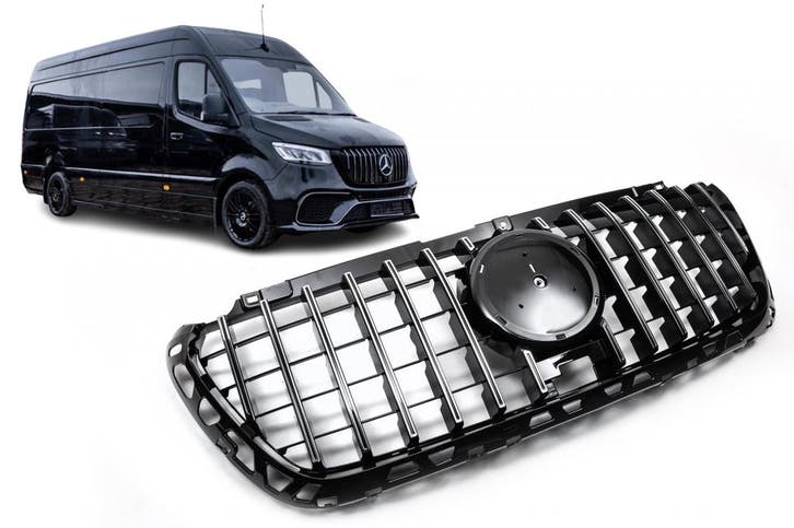 Carnamics Grille | Mercedes-Benz Sprinter 18-22 4-d (W907) |, Auto-onderdelen, Carrosserie en Plaatwerk, Nieuw, Verzenden