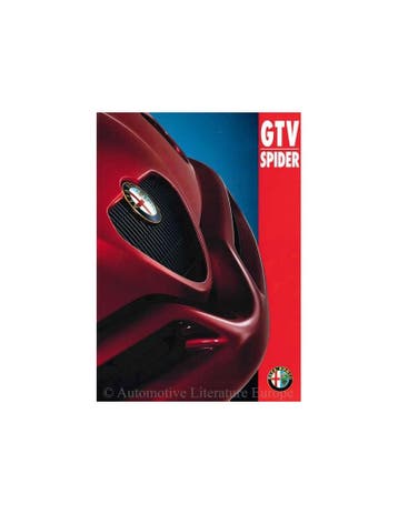 1995 ALFA ROMEO GTV | SPIDER BROCHURE NEDERLANDS, Boeken, Nieuw, Alfa Romeo, Author