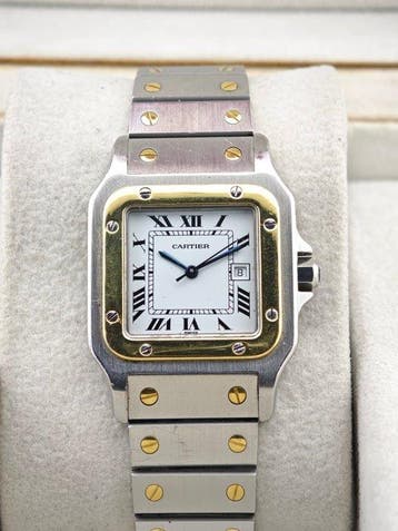 Cartier - Santos Galbée - 2961 - Unisex - 1990-1999, Nieuw