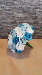 Bruidsboeket EM1 foam, schelpen met bijpassende corsage, Ophalen of Verzenden, Nieuw