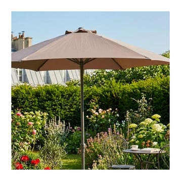 Parasol 230x220 cm Taupe (Overige), Verzenden, Nieuw