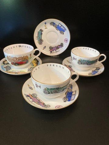 Royal Worcester, oldtimers - Theekom (7) - V.I.P. Very
