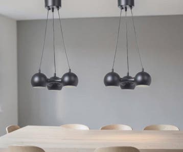 K-FAB - Plafondlamp (2) - Clarence 3-lichtige