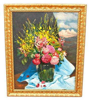Carlos Canut de Bon (1877-1945) - Flores bajo el cielo