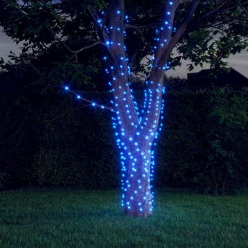 vidaXL 5 st Lichtslinger met 200 LEDs solar binnen/buiten, Verzenden, Nieuw