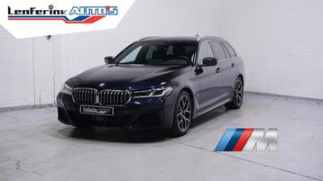 BMW 5-Serie 530i M Sport 1e Eig. NAP Laser light Comfort st., Achterwielaandrijving, Gebruikt, Met garantie (alle), Zwart
