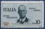 Koninkrijk Italië 1934 - L. 10 PA ardesia Coroncina MNH** -, Gestempeld