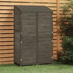 vidaXL Tuinschuur 102x52x174,5 cm massief vurenhout, Tuin en Terras, Tuinhuizen, Verzenden, Nieuw