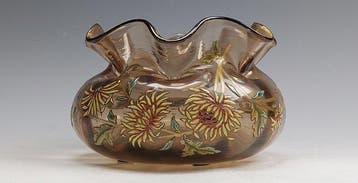 Emile Gallé - Vaas - Glas - Art Nouveau