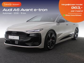 Audi A6 Avant e-tron | Zakelijk Leasen vanaf 736,- p/mnd, Nieuw, Financial lease, Lease