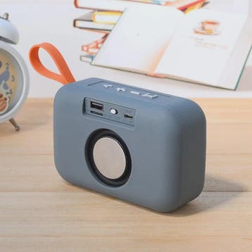 Draagbare Bluetooth Speaker met Subwoofer, FM Radio & AUX -, Computers en Software, Verzenden, Nieuw