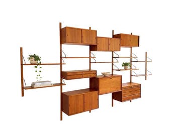 Vintage design wandsystemen | Collectie van Frümel, Ophalen, 250 tot 300 cm, Zo goed als nieuw, Met klep(pen)