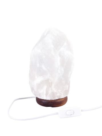 Zoutlamp Wit 6 tot 8kg - Witte Zoutsteen Lamp van Zout ui..., Huis en Inrichting, Lampen | Tafellampen, Ophalen of Verzenden, Nieuw