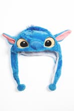 Muts Flappen Stitch Laplander met Oortjes Blauw Alien Bontmu, Ophalen of Verzenden, Nieuw