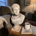 sculptuur, Caracalla imperatore su Marmo - 43 cm - Gegoten