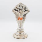 Zilverglas, boerenzilver Kruis - Glas - 1850-1900