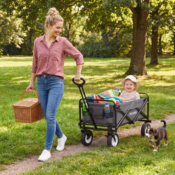 Opvouwbare bolderwagen Leon met remmen, draagkracht 80kg, Verzenden, Nieuw
