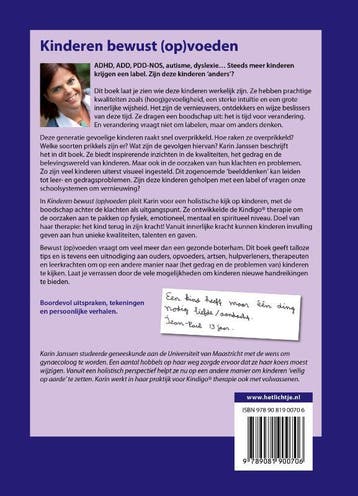 Kinderen bewust (op)voeden 9789081900706 K.M.W. Janssen, Verzenden, Zo goed als nieuw, K.M.W. Janssen