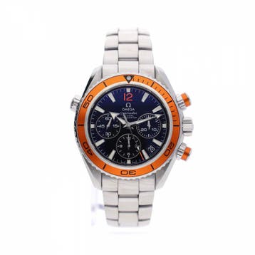 Omega Seamaster Planet Ocean 37,5mm 222.30.38.50.01.002;..., Ophalen of Verzenden, Zo goed als nieuw, Staal, Overige merken